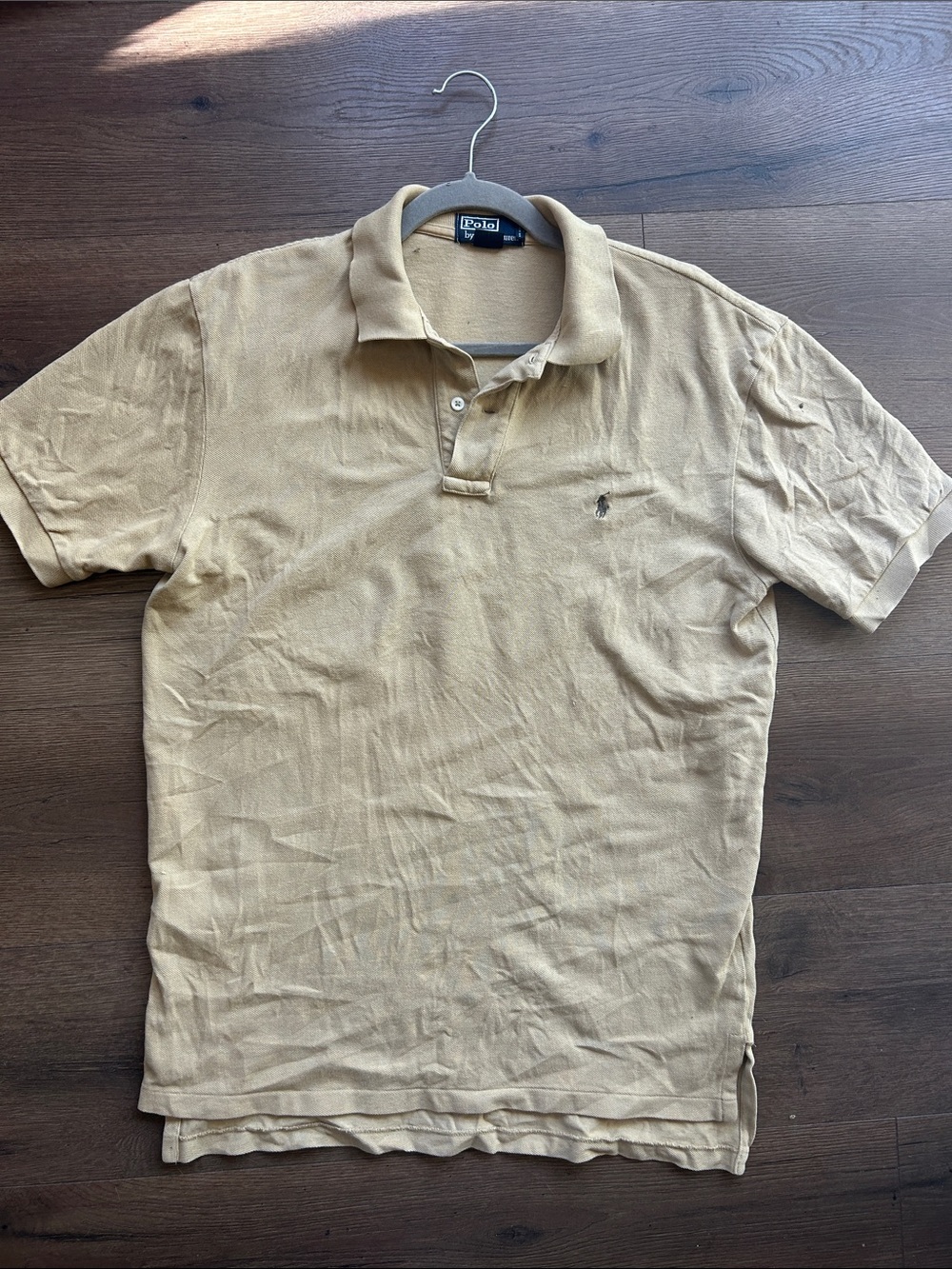 Polo by Ralph Lauren Men’s Beige Polo Shirt !! Medium